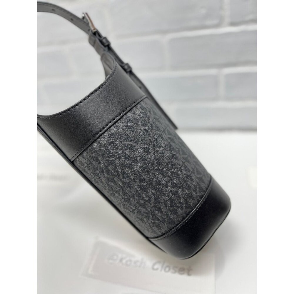 Michael Kors wine bottle holder with stripe black multi - Picture 4 of 8